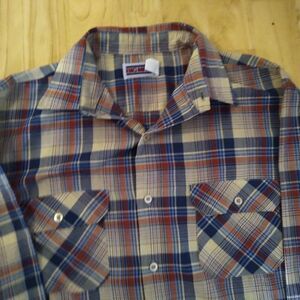Vintage Big Mac Plaid Button Down Shirt